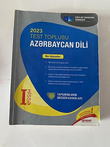 Testlər: Məhsul: “2023 Test Toplusu – Azərbaycan dili (I hissə)” — 1