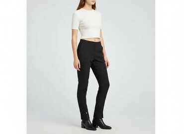 Women's Pants: H&M, Spodnie materiałowe damskie, rozmiar M