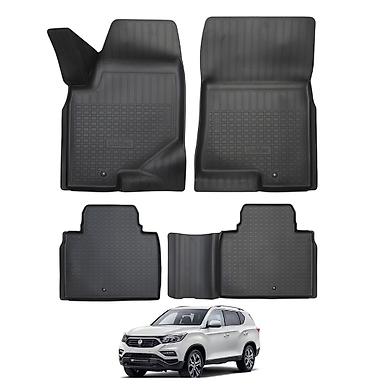 rex: 3D Полики Для салона Ssangyong, цвет - Черный, Новый, Платная доставка, Самовывоз — 1