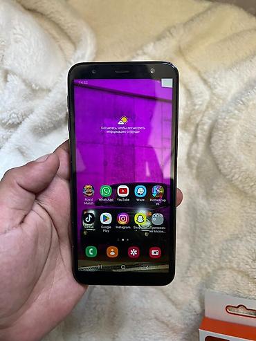 samsung galaxy note 6: Samsung Galaxy J6 Plus, rəng - Qara, Barmaq izi, Face ID — 4