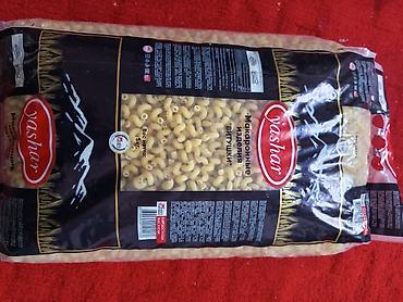 Крупы, мука, сахар: - Макаронные изделия “Razzak” — ракушки, фасовка 5 кг ±2%. ГОСТ — 3