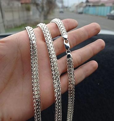 Серебряные цепочки: Серебряная цепь "Бисмарк" 150 грамм 60 см Делаю на — 13