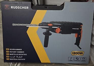 RUDSCHER Rotary Hammer – 800W - Guc: 800W - Funksiyalar: zərbəli lalafo.az -da RUDSCHER Rotary Hammer – 800W - Guc: 800W - Funksiyalar: zərbəli