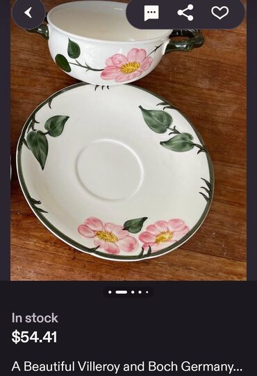 Kuhinjski setovi: Cinije vintaz za supe,corbe Villeroy & Boch Wild Rose.Nemacka na lalafo.rs — 3 Kuhinjski setovi: Cinije vintaz za supe,corbe Villeroy & Boch Wild Rose.Nemacka — 3