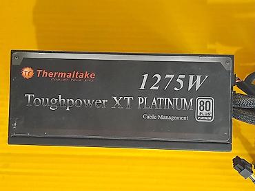 Комплектующие для ПК: Блок питания, Б/у, Thermaltake, 1275 Вт, Platinum, 1275 Вт — 2