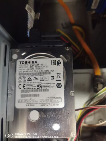настольные пк: Маалымат алып жүрүүчү, Колдонулган, Toshiba, HDD, 1 ТБ, 1.8", Ноутбук үчүн