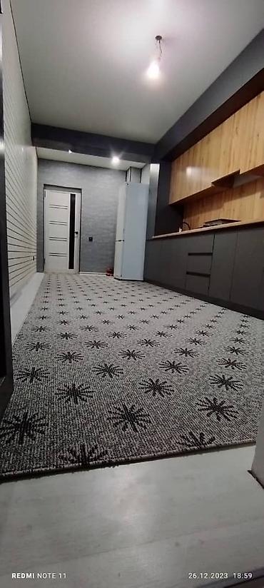 эмаком: 1 комната, 58 м², Кок-Жар ж/м Элитка, 11 этаж, Свежий ремонт — 3