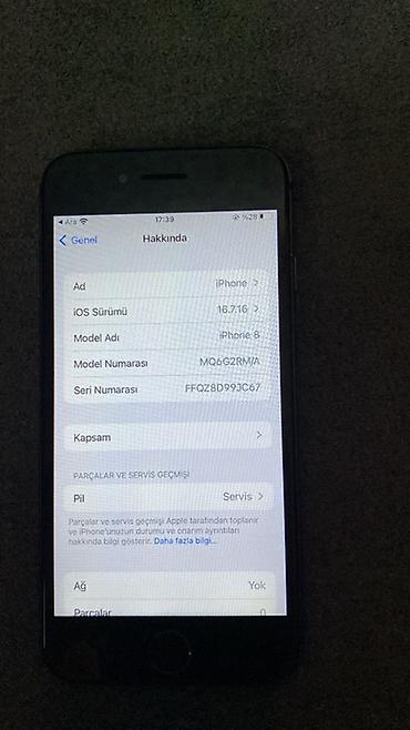simli telefonlar: IPhone 8, 64 GB, Space Gray, Barmaq izi — 4