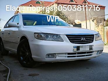 Hyundai: Hyundai Grandeur milvari biznes-sedan. Xüsusiyyətlər və avadanlıq: - — 2