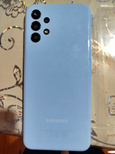xaçmaz telefon: Samsung Galaxy A13, 64 GB, rəng - Mavi, Sensor, Barmaq izi, İki sim kartlı