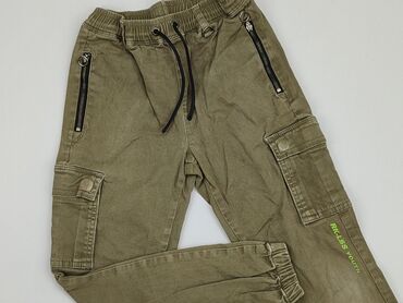 spodnie do jazdy na rowerze: Spodnie jeansowe, River Island, 8 lat, 122/128, stan - Bardzo dobry
