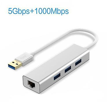 USB хабы: Адаптер переходник "4 в 1" Usb-хаб + сетевая карта - добавляет в ваш — 11