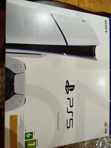 oyun kompüter: PlayStation 5 slim 1tb təptəzədi 1 gün istifadə olunub qiymətdə