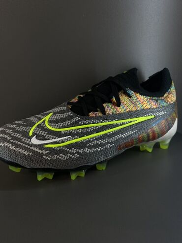 бутсы найк предатор: Футбольные бутсы Nike Phantom с серым вязаным верхом и яркими
