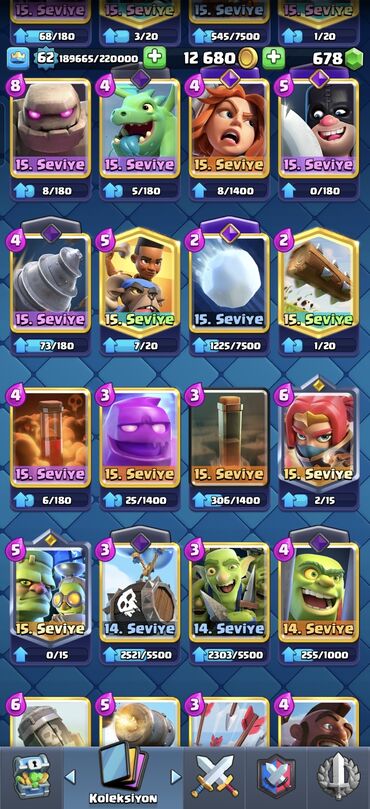 Digər: Clash Royale oyun hesabı Şəkillərdə demək olar hər şey göstərilib — 6