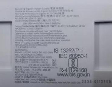 Druga oprema za računare i laptopove: POE – Switching Gigabit Power Supply GP-A240-050G Novo Napajanje — 13