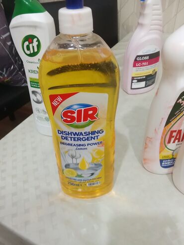 Mətbəx təmizləyiciləri: Krem Cif Qab yumaq üçün — 6