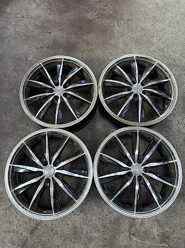 7j: Литые Диски R 18 Subaru, Комплект, отверстий - 5, Б/у — 7