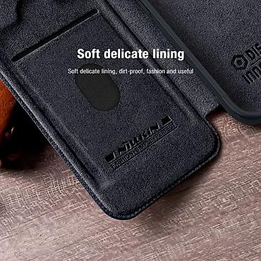 Maske i futrole za telefone: Maska Nillkin Qin Pro za iPhone 15 Pro 6.1 crna. Uz brzu dostavu i — 11