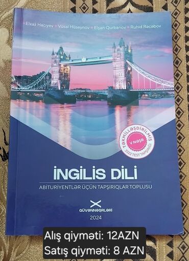 4 cu sinif rus dili kitabi pdf: İngilis dili Testlər 11-ci sinif, Güvən, 1-ci hissə, 2024 il lalafo.az -da 4 cu sinif rus dili kitabi pdf: İngilis dili Testlər 11-ci sinif, Güvən, 1-ci hissə, 2024 il