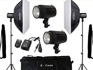softboks: Studiyo işıqlandırma dəsti – Godox mini pioneer E2250 Peşəkar — 6