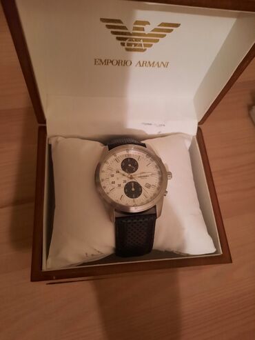 Smart qolbaqlar: Qol saatı, Emporio Armani, rəng - Ağ