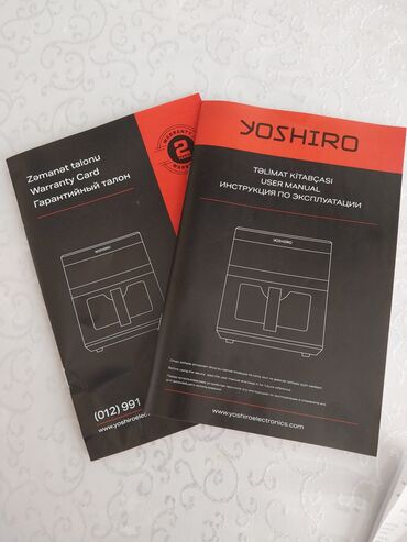 Fritozlar: Yoshiro Air Fryer. Noyabr ayında hədiyyə alınıb və bir dəfə işlənib — 9