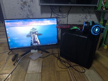 игровые компьютер: Компьютер, ядер - 4, ОЗУ 8 ГБ, Игровой, Б/у, Intel Core i5, HDD + SSD