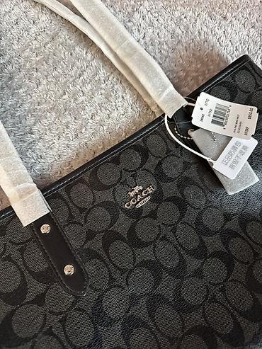 tote bag: Coach New York qolbaqlı tote çanta. A-Klass Premium keyfiyyət.🌟🌟🌟🌟🌟 — 2