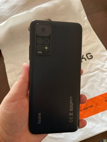 чехлы на редми 13: Redmi, Redmi Note 11, Б/у, 128 ГБ, цвет - Черный, 2 SIM