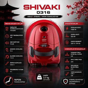 dolma qələm: №: 208 Məhsulun adı: Tozsoran Shivaki 0316VCB 1600 W quru 2 l torbalı — 1
