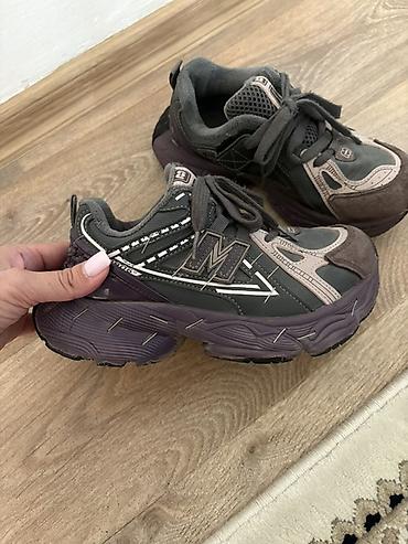 утеплённые кроссовки: Кроссовки, 34, New Balance, Б/у, цвет - Серый, Самовывоз — 3