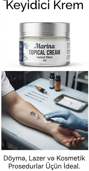 nakolka tattoo: Yüksek keyidicilik gucune malik olan marinaa orginal krem kiçik — 4