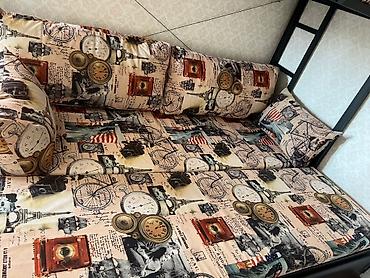 двухярусный диван: Двухъярусная кровать, Б/у, Складная — 6