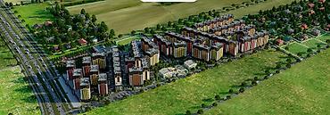 flat osh: 1 комната, 40 м², Селекционное с. Элитка, 9 этаж, ПСО (под самоотделку) — 1
