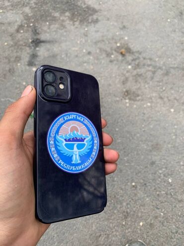 Apple iPhone: IPhone 12, Б/у, 64 ГБ, Midnight, Чехол, 78 %
