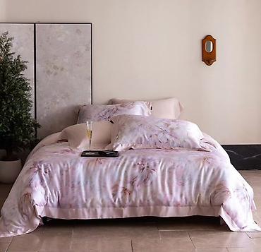 bed sheets: Постельное белье из тенселя | Премиум качество | Евро комплект — 6