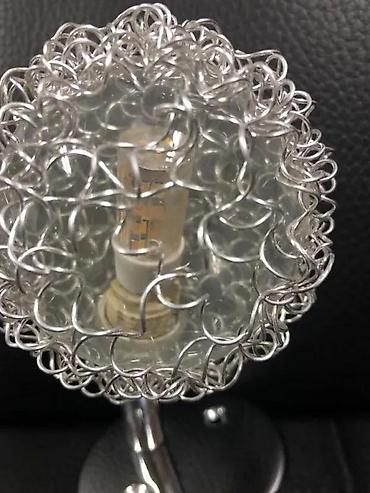 set stocica 3 u 1: Zidna lampa – metal, hrom, pokretna, L 15 cm - Materijal: metalno — 10