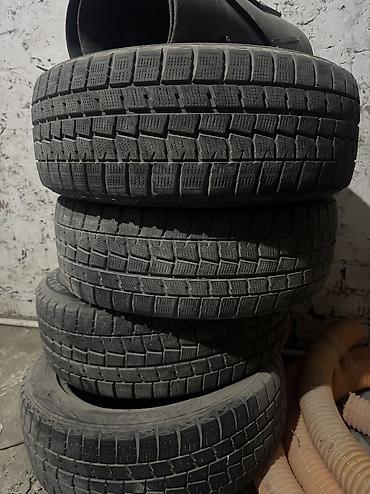 Шины 215 / 55 / R 17, Зима, Б/у, Комплект, Легковые, Япония, Dunlop