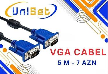 cat kabel: VGA kabel 5metr Şəhər: Bakı Malın tipi: Kabellər və adapterlar Yeni? — 1