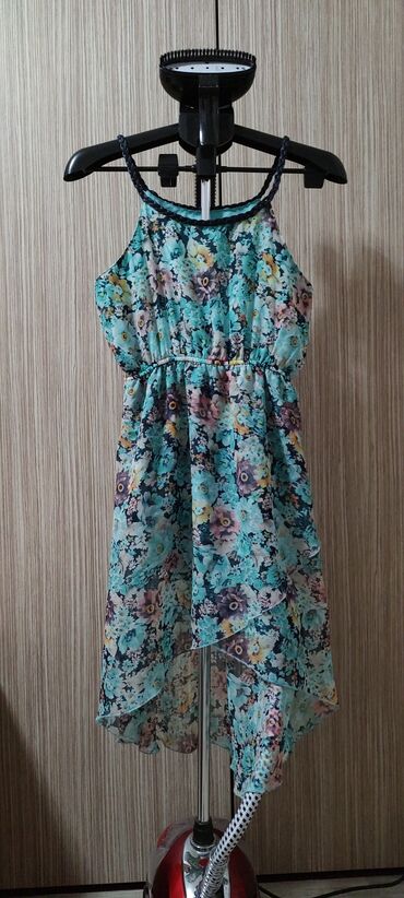 haljine za punije dame novi sad: L (EU 40), color - Turquoise, Evening, With the straps