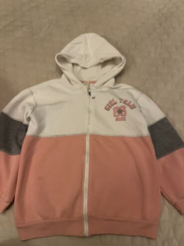 genc qizlar ucun mekteb cantalari: Koton Kids qız uşaq üçün kapüşonlu svitşot/hoodie. - Marka: Koton