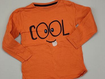 pomaranczowa bluzka chłopięca: Bluzka, Little kids, 5-6 lat, 110-116 cm, stan - Dobry
