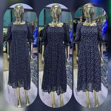 ткань сингапур цена: Повседневное платье, Made in KG, Лето