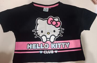 hello kitty pidžama: Crop top, Kratak rukav, 128-134