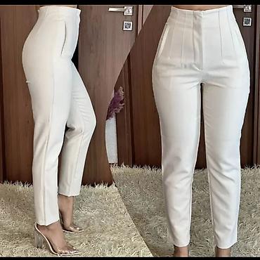 yubka modelləri: Şalvar, Zara, M, rəng - Ağ — 1