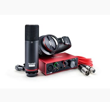 наушники с микрофоном для пк: Focusrite Scarlett Solo Studio Pack 3rd Gen Комплект для звукозаписи