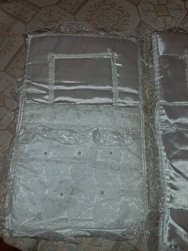 Örtüklər: Xestexana çıxışı belek, çanta, sebet. Tezedir. Ağ rəngdə körpə — 9