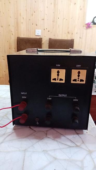 stabilizator 3000w: İşlənmiş, Ev üçün, 1 faza, Gərginliy stabilizatoru, 220/110 V, Kredit yoxdur — 1