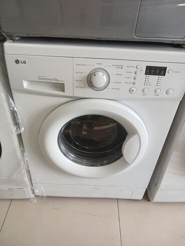 qurutma aparatı: Paltaryuyan maşın LG, 5 kq, İşlənmiş, Avtomat, Qurutma var, Kredit var, Ünvandan götürmə, Pulsuz çatdırılma, Ödənişli çatdırılma